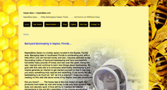 Desktop Screenshot of naplesbees.com
